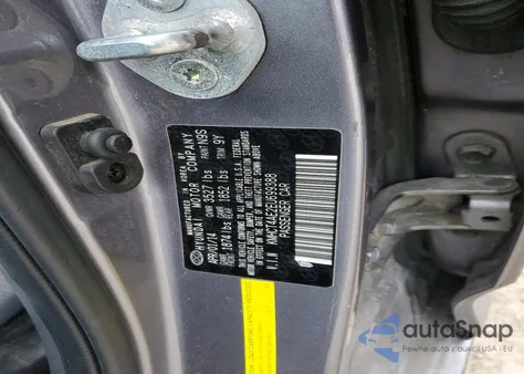 2014 Hyundai Accent Gls z USA, uszkodzony, nr VIN KMHCT4AE2EU699388